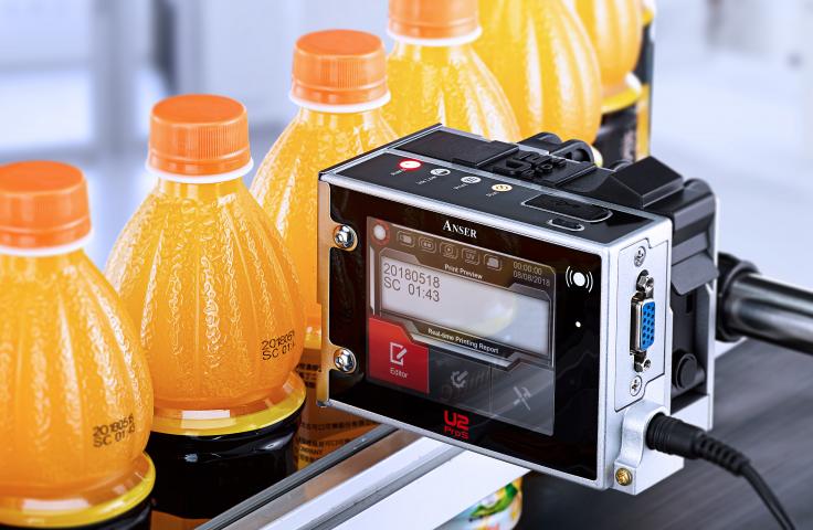 Anser U2 PROs Printer, for primary package coding printing applications.