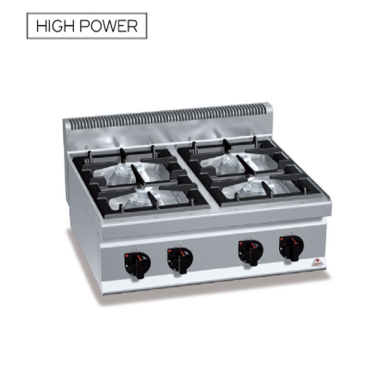 Bertos G7F4BP Gas cooker with 4 Burner