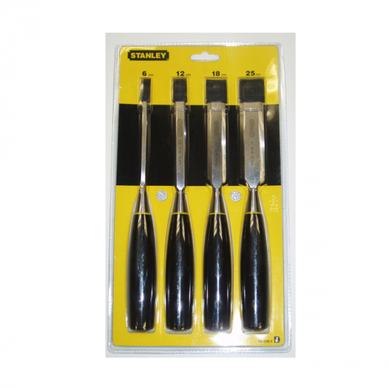 Stanley Wood Chisel 0-16-159 4PC Set