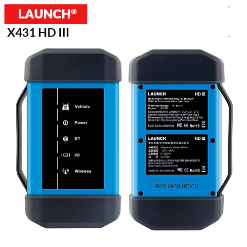 LAUNCH Autool X431 HD Heavy Duty Diesel Truck Diagnostic Module Work for X431 V+, X431 Pro3,PAD II Software Free Update Online