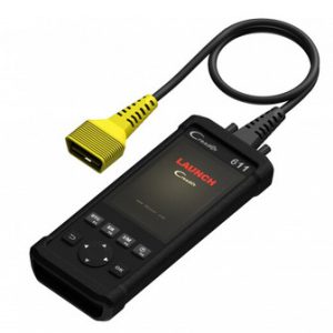 Launch CReader 611, provides full OBDII/EOBD diagnostic functions, ABS and SRS system diagnostic functions.