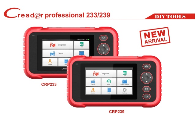 Launch CRP239 Diagnostic tool, vehicle diagnosis and repair for ABS, SRS, transmission and engine
