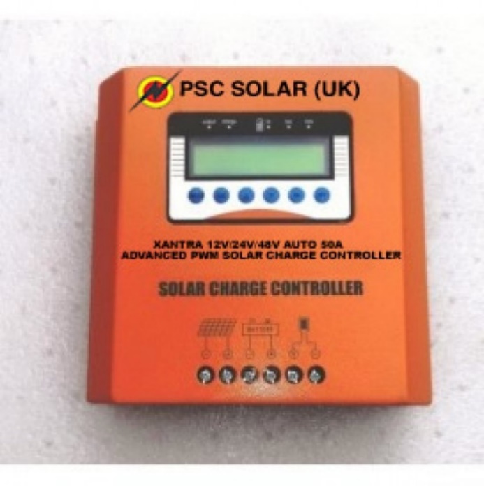 XANTRA 12V/24V/48V AUTO 50A ADVANCED PWM SOLAR CHARGE CONTROLLER