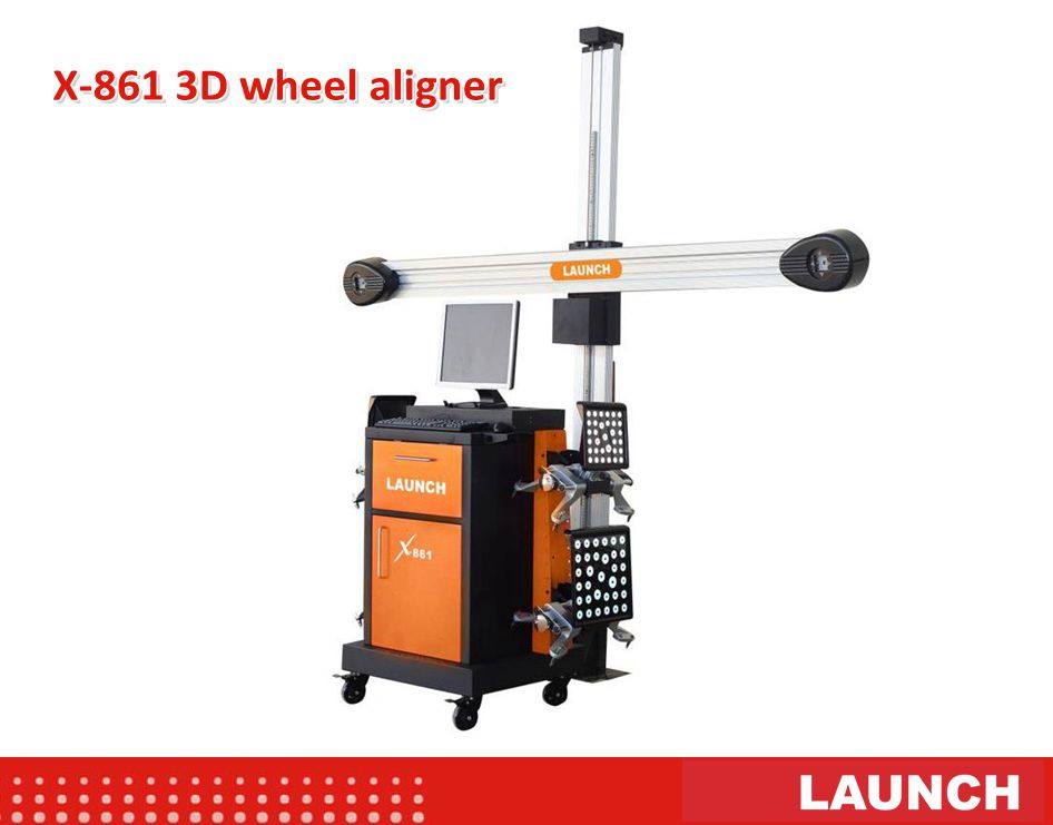 Wheel Alignment Machine, Launch X-861 3D Wheel Aligner