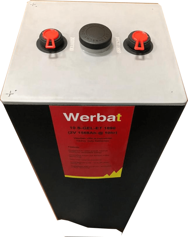 2V NMST 1890AH GEL WERBAT SEALED HEAVY DUTY DEEP CYCLE INDUSTRIAL BATTERIES Psc Solar