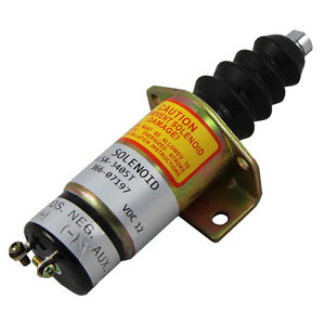 FUEL SHUT OFF SOLENOID FOR LISTER PETTER SOLENOID 366-07197 