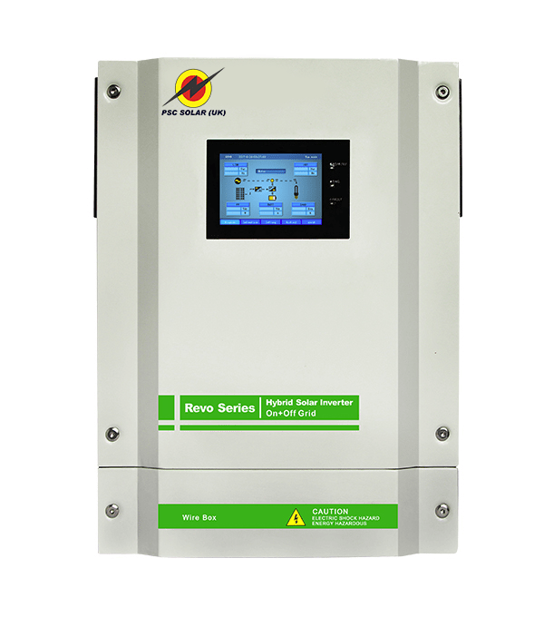 6KVA/48V PSC SOLAR UK REVO ON/OFF GRID SMART ENERGY STORAGE HYBRID INVERTER WITH TOUCH SCREEN