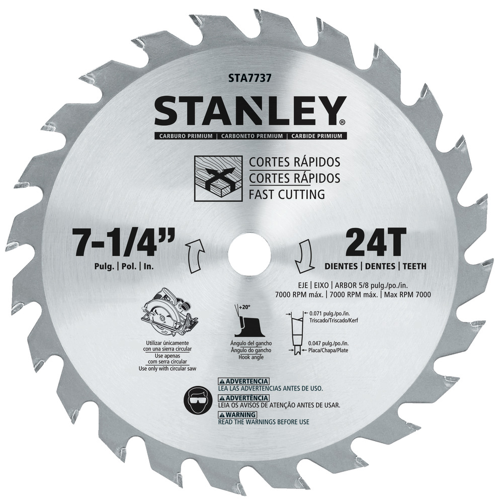 Stanley 7-1/4 inch Circular saw blade