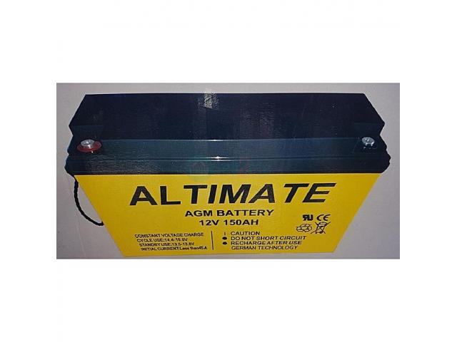 Altimate AGM Inverter Battery  12V 150AH