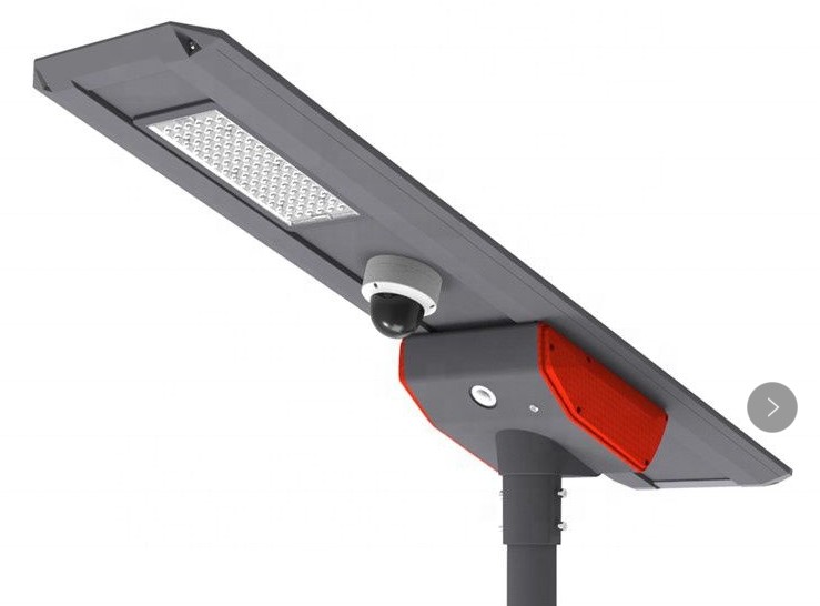 Psc Solar Uk Streetlight Bulkhead With 4G Cctv Cameras- 40W 