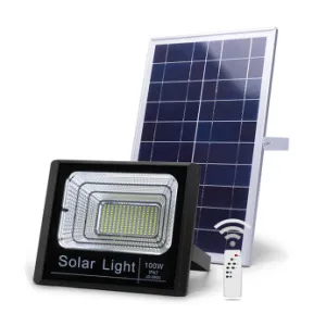  100W Solar Flood Light with Remote Control
