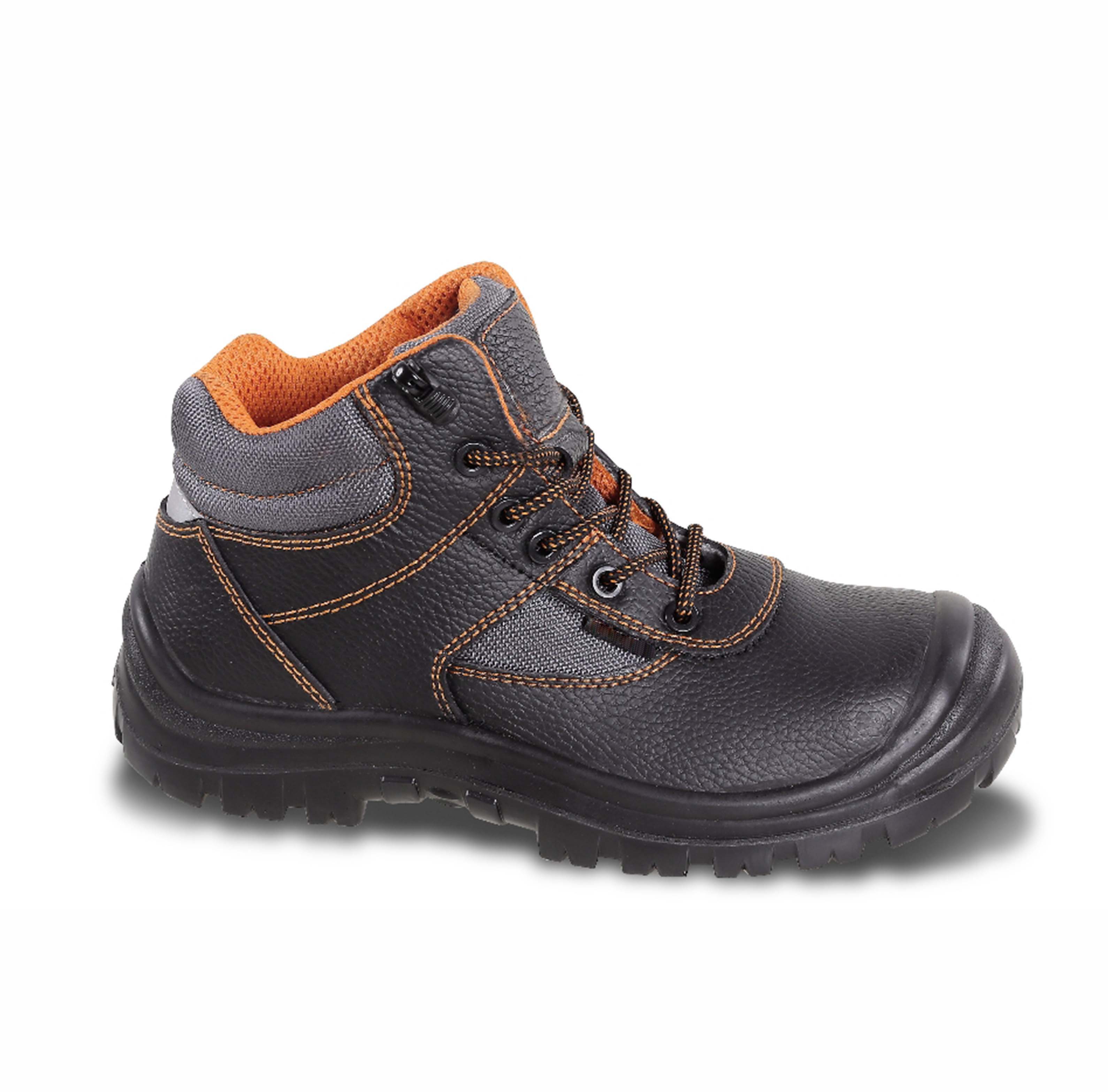 Leather Ankle Shoe, Waterproof, with Nylon Inserts