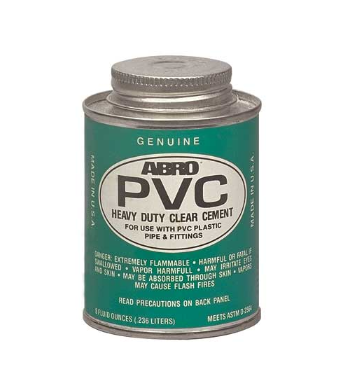 Abro Tin Gum PVC solvent cement
