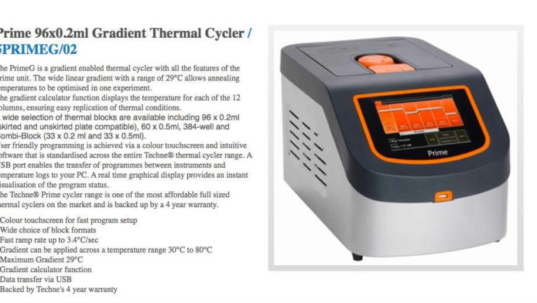 Prime 96×0.2ml Gradient Thermal Cycler / PRIMEG/02