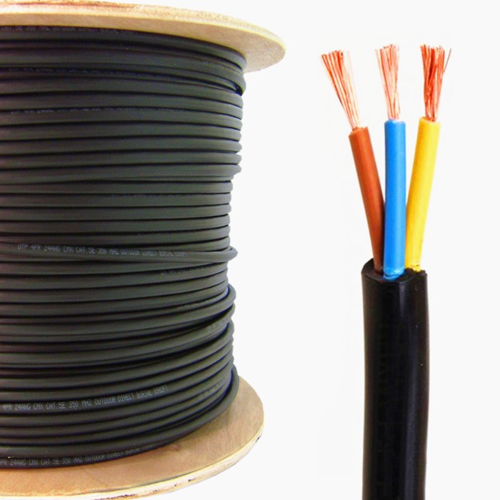 Cable Wire, 1.5mm- 3core, 1mm- 2core