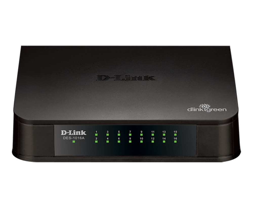 D-LINK 16-port 10/100 Switch DES-1016A