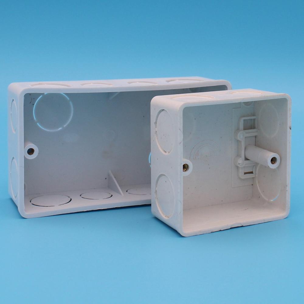 PVC wall electrical switch back patress box