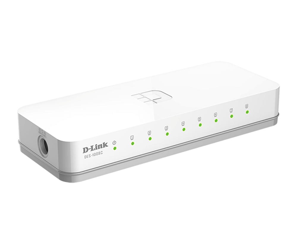 D-Link 8-Port 10/100 Desktop Switch DES-1008A/C