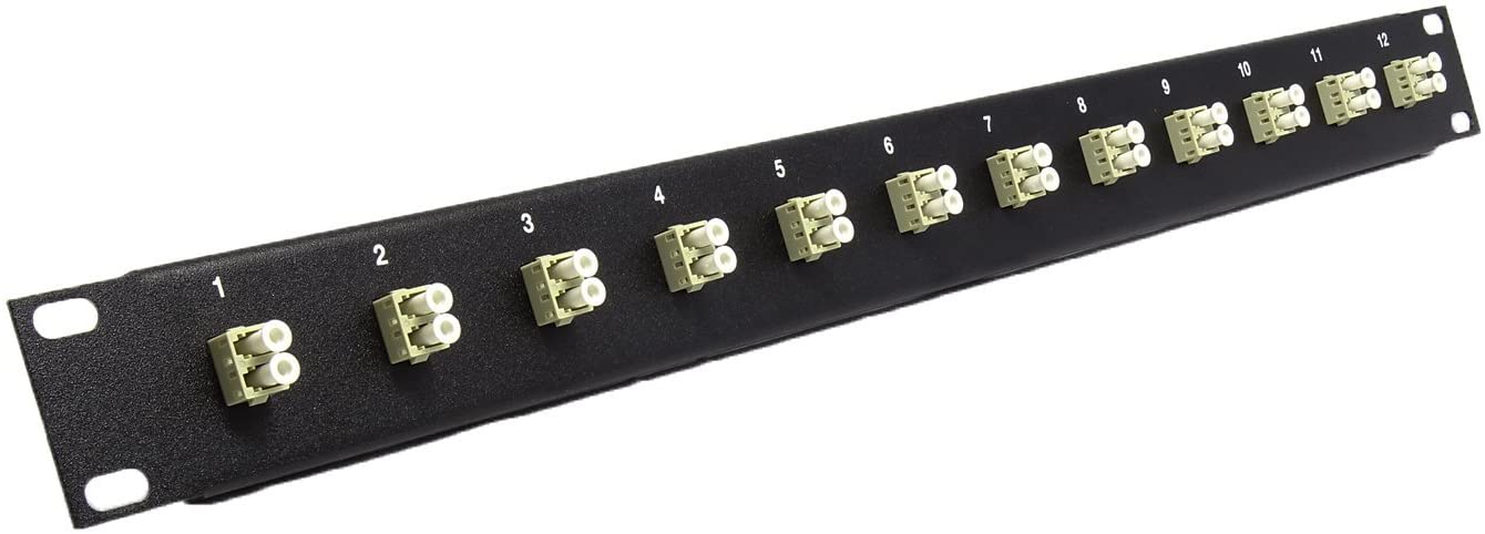 12 Port LC Fiber Patch Panel Multimode