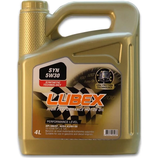 Lubex SYN 5W / 30- HIGH Performance Motor OIL