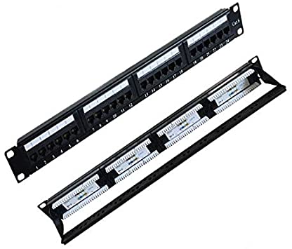Aico 24-Port CAT6 UTP Rackmount Patch Panel