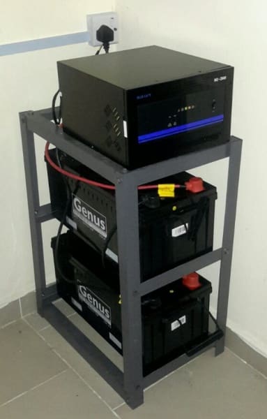 2.5kva Inverter with 2 Batteries