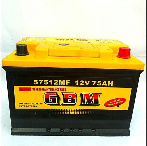 GBM SUPERIOR QUALITY AUTO BATTERY 12V