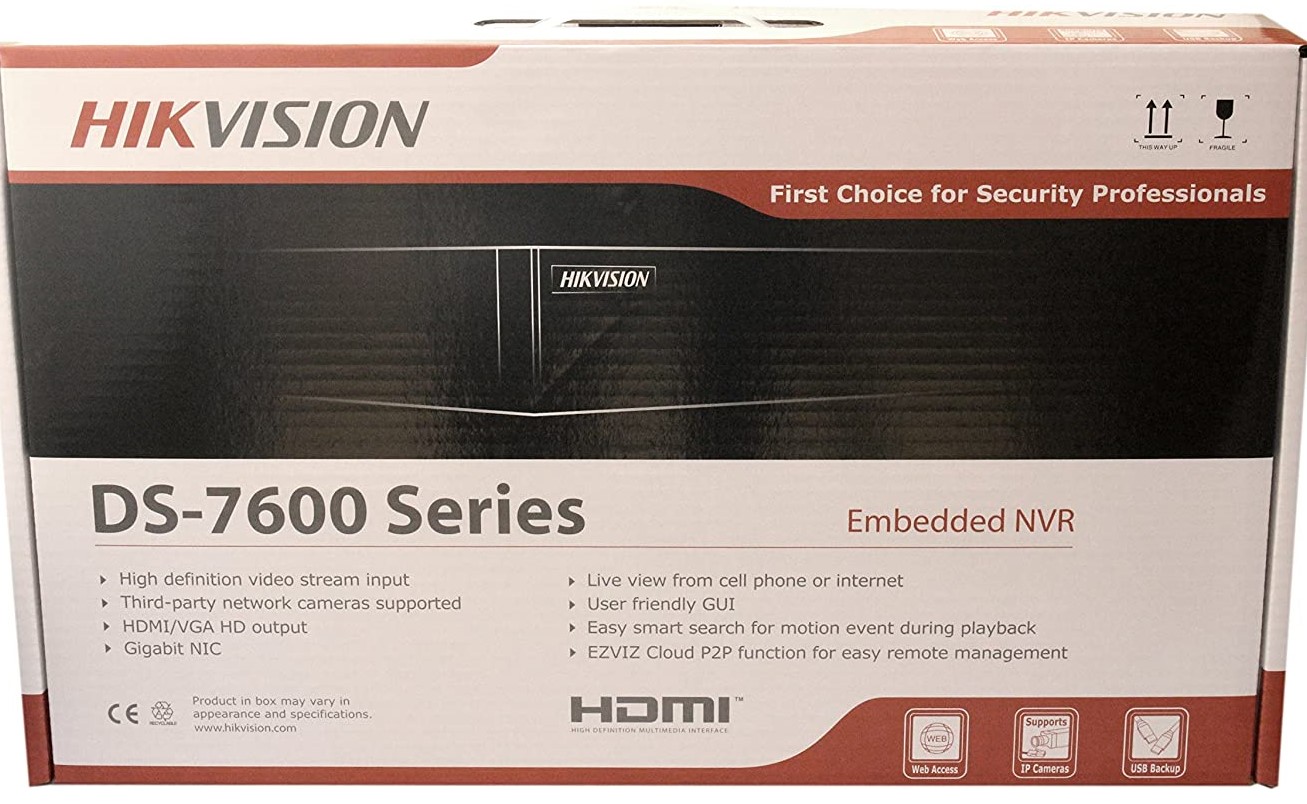 HIKVISION 4 Channel DS-7600 DS7604NI-E1/4P