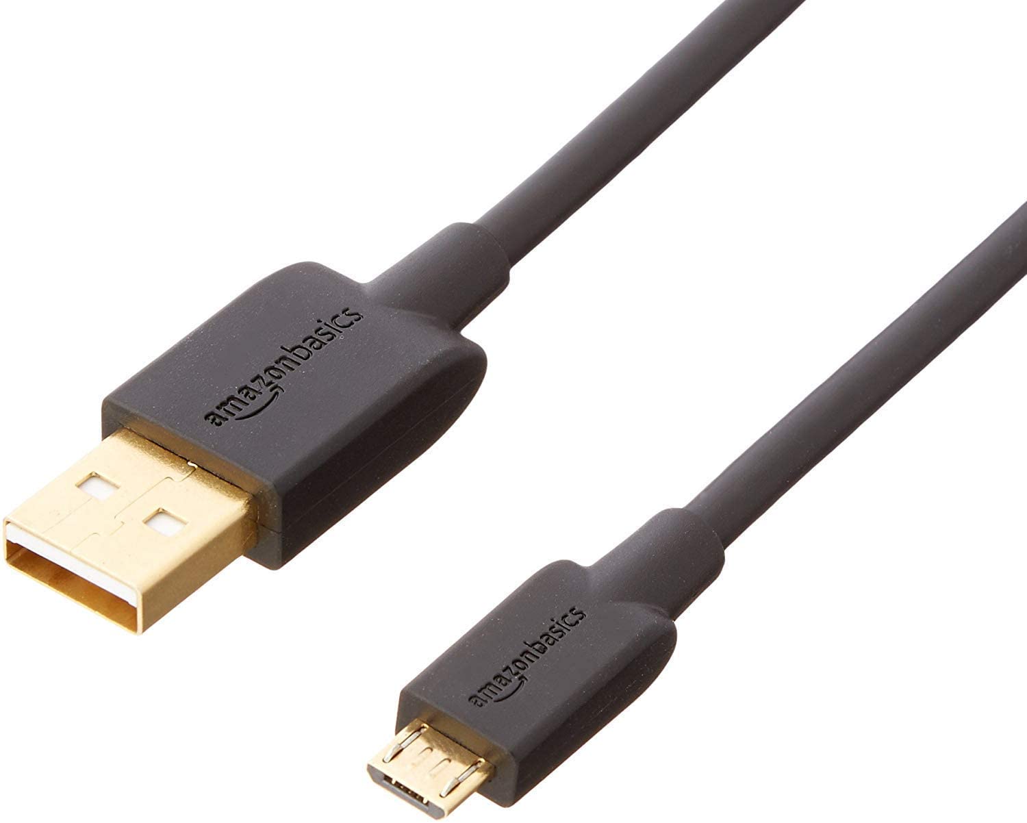 Amazon Basics USB 2.0 A-Male to Micro B Charger Cable, 6 feet