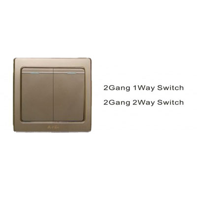 A&BT 2 Gang Switch