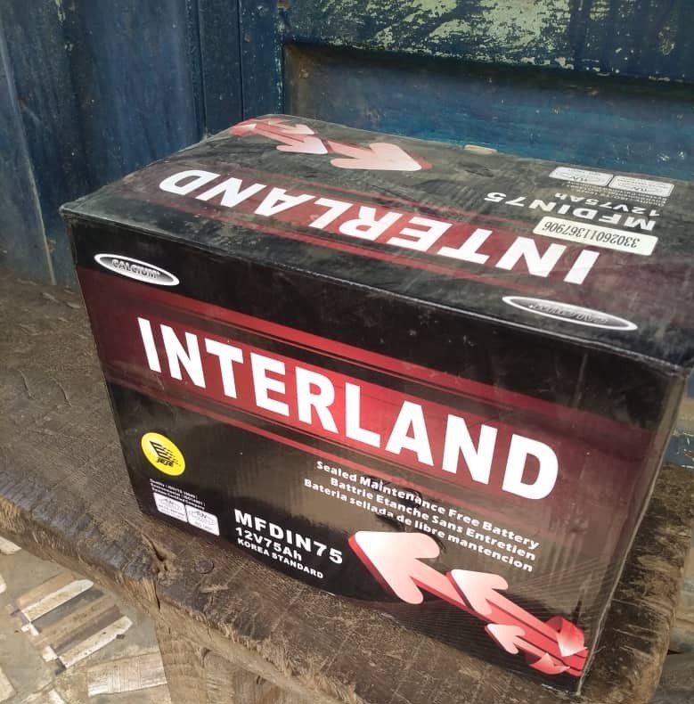 INTERLAND BATTERIES  MF 12V DIN62 
