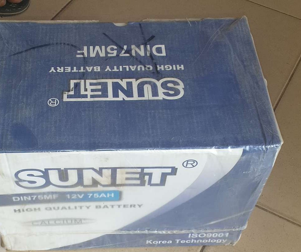 SUNET Maintenance Free Storage Battery For Automobile Din75