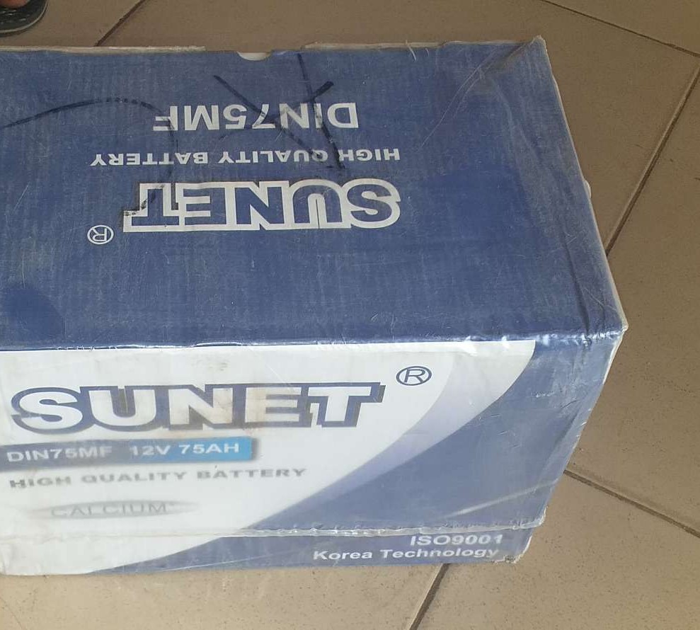 Sunset DIN 75 MF Car Battery