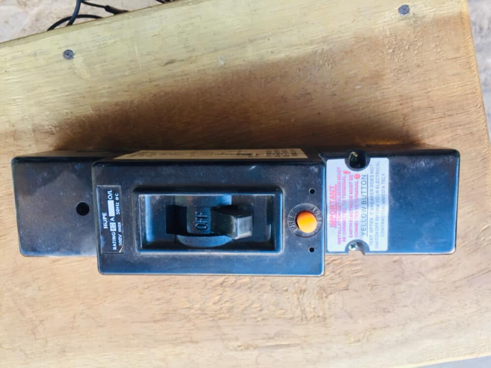 HUPE 3 Pole 60A Earth Leakage Circuit Breaker ELCB