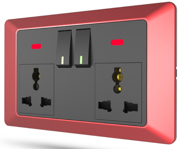 13a double switch socket (A &T)