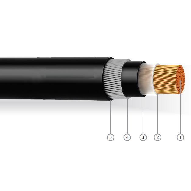 SINGLE CORE XLPE Insulated, LSZH Bedded, Aluminium Wire Armoured, LSZH Sheathed Cable