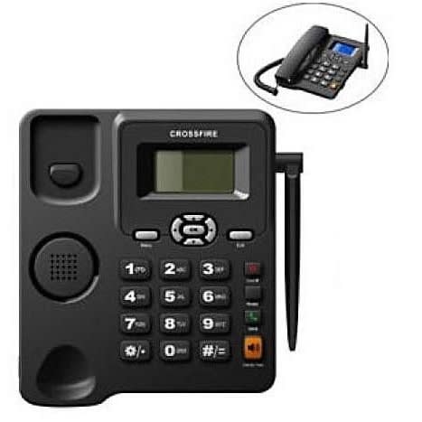 Gsm Fixed Wireless Phone- Black