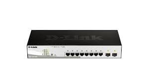 D-Link DGS-1210-10P Web Smart 10-Port Gigabit PoE Switch with 2 1000BASE-T/SFP Combo Ports