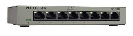 NETGEAR GS308 8-Port Gigabit Ethernet Unmanaged Switch (Metal Housing)