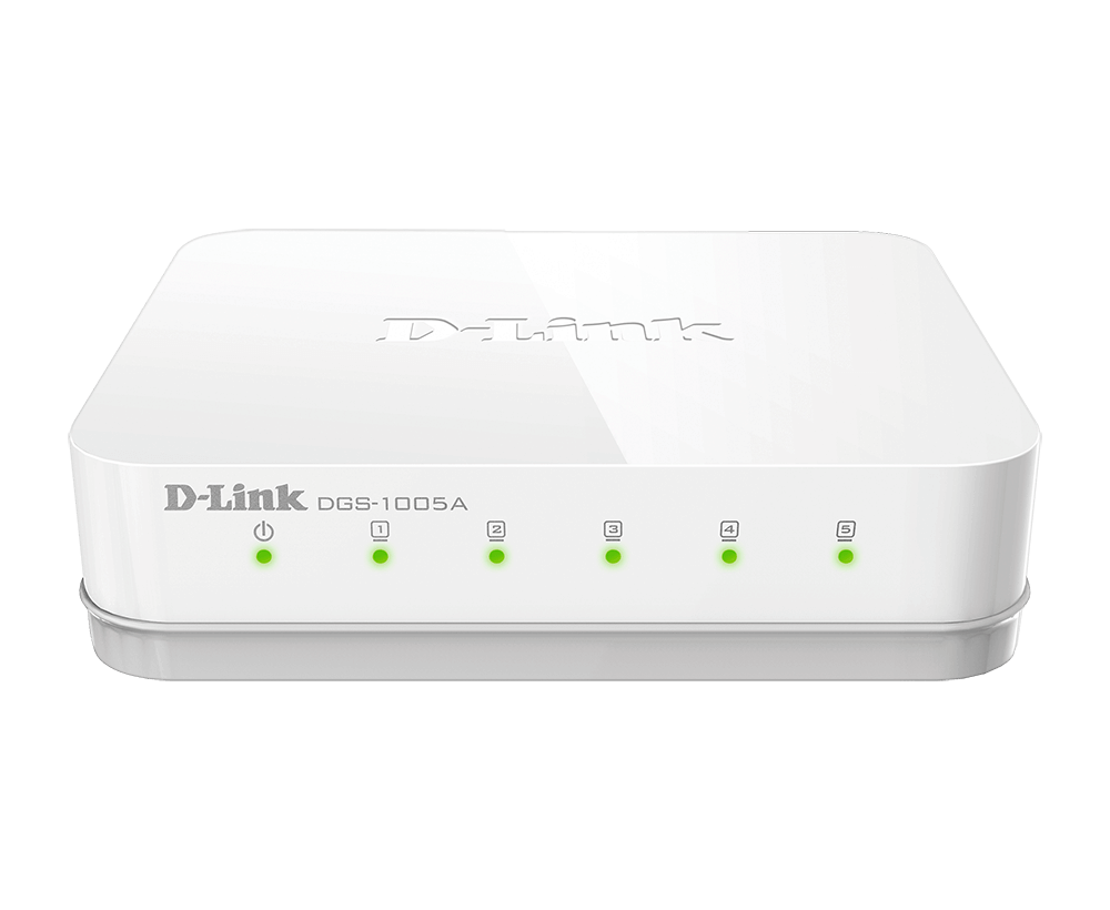 D-Link 5-Port Gigabit Unmanaged Desktop Switch DGS-1005A