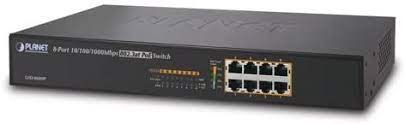 PLANET 8-Port 10/100/1000Mbps 802.3at PoE Desktop Switch