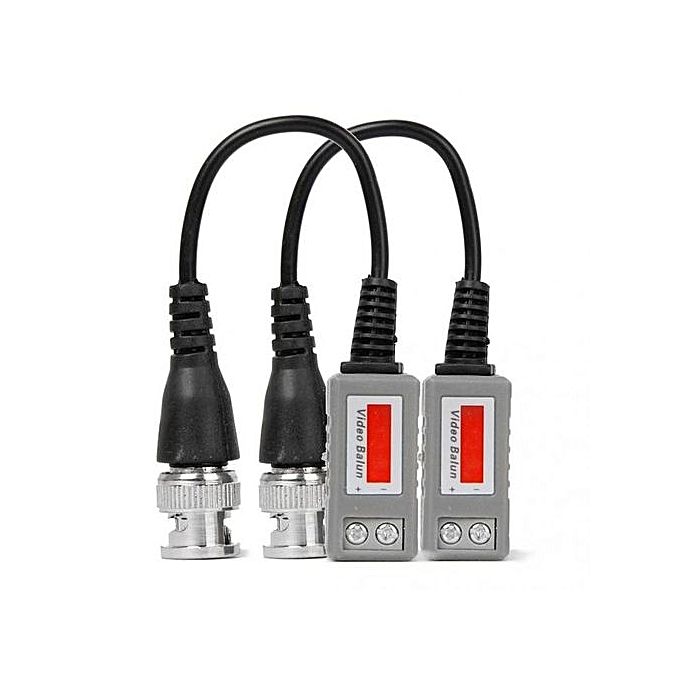 Universal Twisted BNC CCTV Video Balun Passive Transceivers UTP Balun BNC Cat5