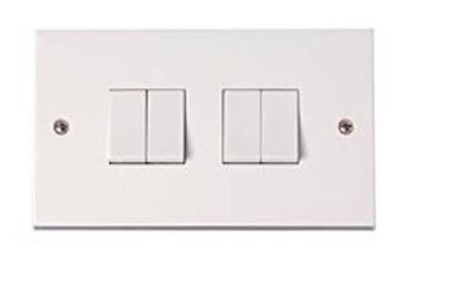 SIASE 4 Gang 2 Way Switch 