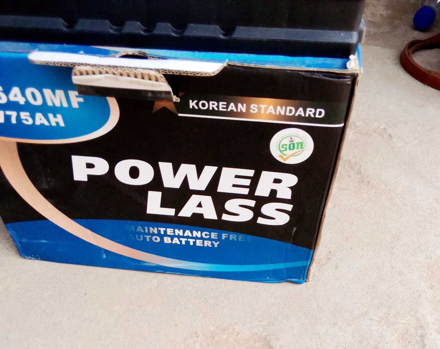 Power lass dry cell battery 12V 100Ah