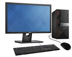 Dell Vostro 3668 MT 7th Gen Intel Pentium G4560 3.50GHz Processor 4GB RAM 500GB HDD Intel HD Graphics FREEDOS + E191HV 18.5? Monitor