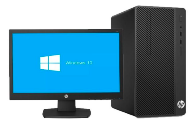 HP 290 G2M 1TB HDD 4GB INTEL PENTIUM CORE DESKTOP AND MONITOR