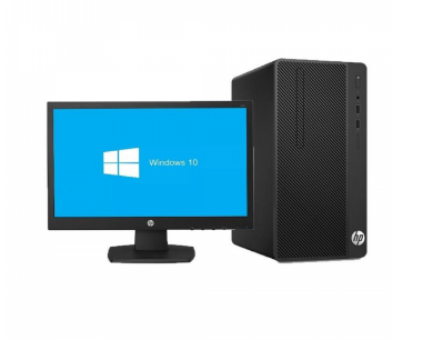 HP 290 G2M 1TB HDD 4GB INTEL PENTIUM CORE DESKTOP AND MONITOR