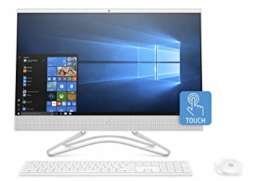 Factory Recertified HP 24-f0061 All-in-One Desktop 23.8-inch Intel Core i5-8250U 1.6GHz Processor 8GB RAM 1TB SATA 16GB SSD Intel UHD Graphics Windows 10 Home