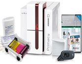 Complete AlphaCard ID Card Printer Bundle: Evolis Primacy ID Printer, AlphaCard ID Suite Software, ID Supplies