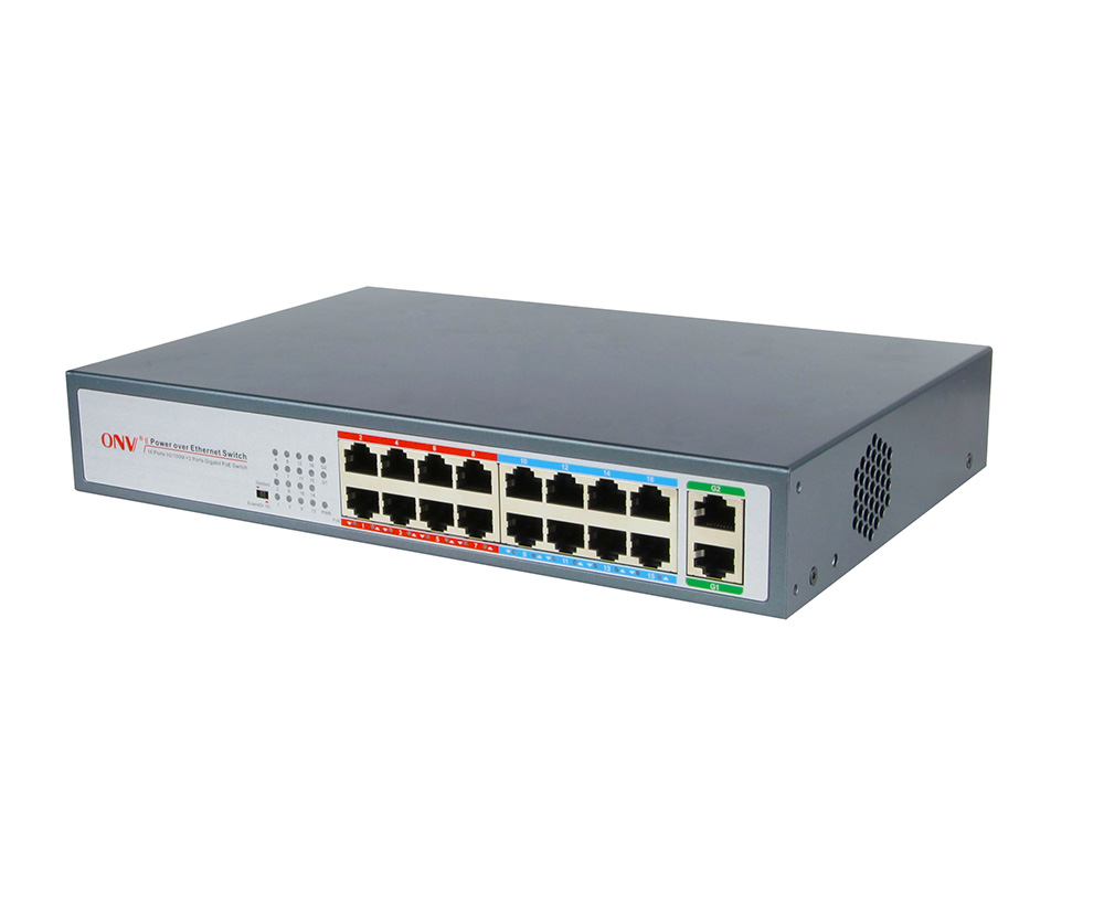 ONV-POE31016PL Gigabit Uplink PoE Switch